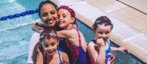 THE SOCIAL SIDE OF BLUEFIT SWIMMING cover